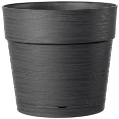 Pot de fleur Save R rond avec réservoir d'eau Anthracite 48cm