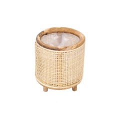 Pot de fleurs rond avec rayures Ballon 17cm 18 mm