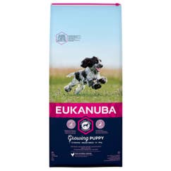 Aliment sec pour chiens pour chien junior et chiot de taille moyenne 12 kg
