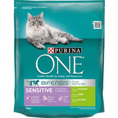 Droogvoer voor katten Sensitive met kalkoen en rijst 0.8 kg