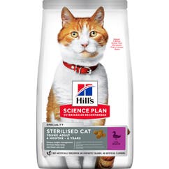 Droogvoer voor jonge gesteriliseerde katten 1.5 kg Eend