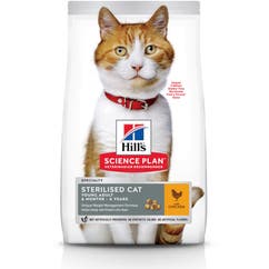 Droogvoer voor jonge gesteriliseerde katten 7 kg Kip