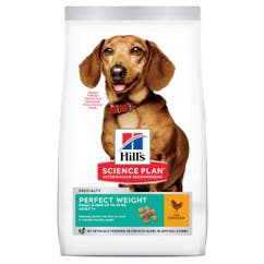Droogvoer voor volwassen honden van kleine rassen Perf Weight met kip 6 kg