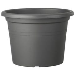 Pot de fleur Cilindro Day R rond Anthracite 30cm