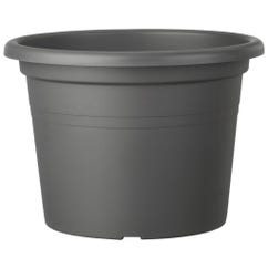 Pot de fleur Cilindro Day R rond Anthracite 35cm