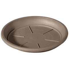 Onderschotel rond Day R 30cm Taupe