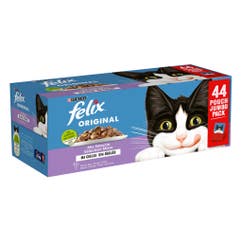 Aliment humide pour chats Selection Mix morceaux en gelée 44 pièces 85 g