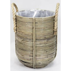 Mand met strepen in antraciete kleur 35cm 40 cm