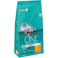 Droogvoer voor volwassen katten met aan kip en volkoren granen 1.5 kg