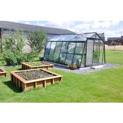 Glazen serre ACD Zwart 445 x 306 x 237 cm