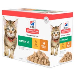 Aliment humide pour chatson tendres bâtonnets en gelée Multipack Dinde,Poulet