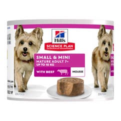 Nourriture sèche pour chien adulte mature 7+ Small & Mini 200 g Bœuf