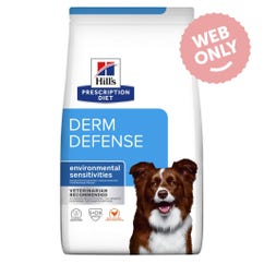 Aliment sec pour chiens Derm Defense Environmental Sensitivities Croquettes au poulet 12 kg