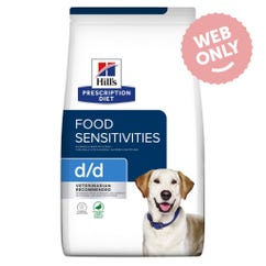 Aliment sec pour chiens d/d Food Sensitivities Croquettes au canard & riz 12 kg
